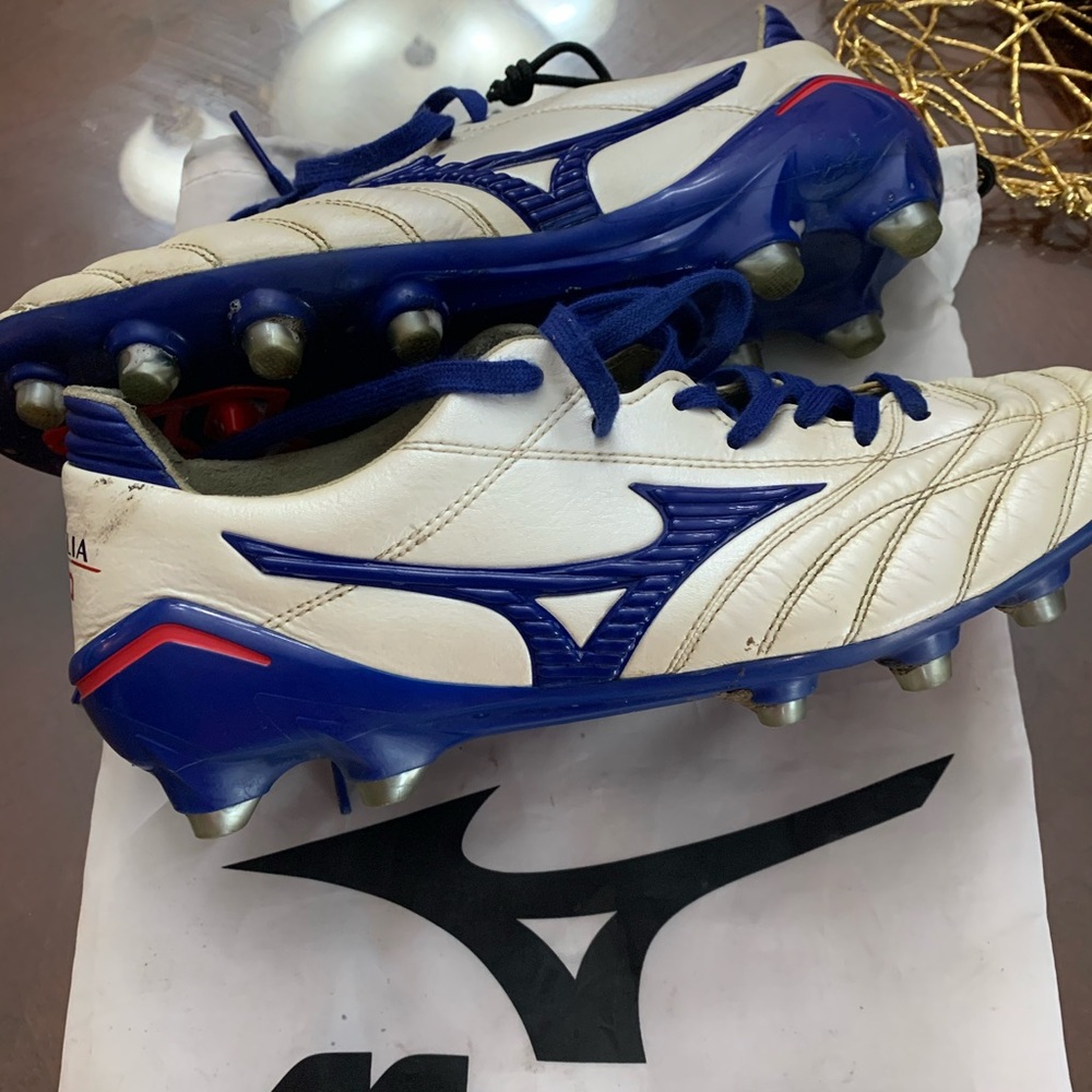 Mizuno football boots KG leather hand made boots